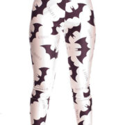 Bats Flock Print Party Pantyhose